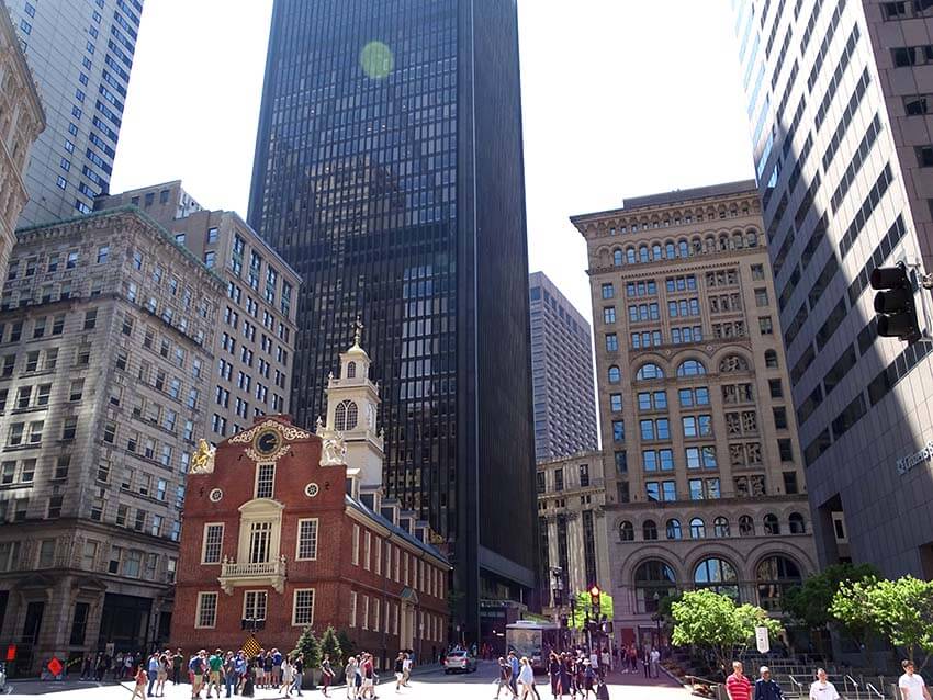 Downtown Boston Old State House. Downtown Boston Old State House.